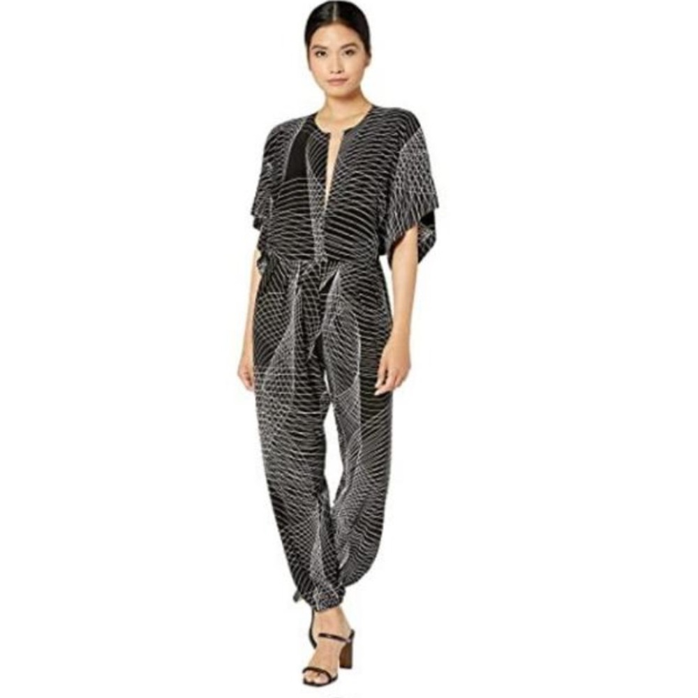 Norma Kamali RECTANGLE JOG - ELECTRIC CIRCUS jumpsuit, size S